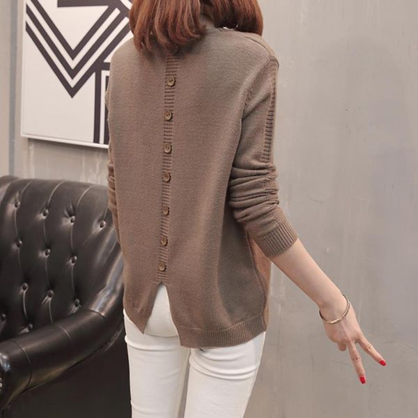 2021 spring autumn sweaters women fashion v neck flat knitted sweater loose button sweater long sleeve plus size pullover ns4448, White;black
2021 spring autumn sweaters women fashion v neck flat knitted sweater loose button sweater long sleeve plus size pullover ns4448, White;black
