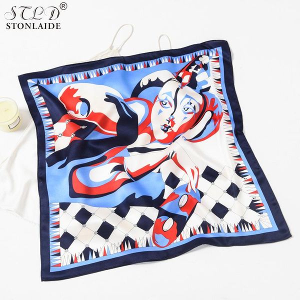 scarves autumn spring 100% real silk small women's neck scarfs 53x53 cm horse scarf femme gift hair handkerchief elegant necklace, Blue;gray
scarves autumn spring 100% real silk small women's neck scarfs 53x53 cm horse scarf femme gift hair handkerchief elegant necklace, Blue;gray