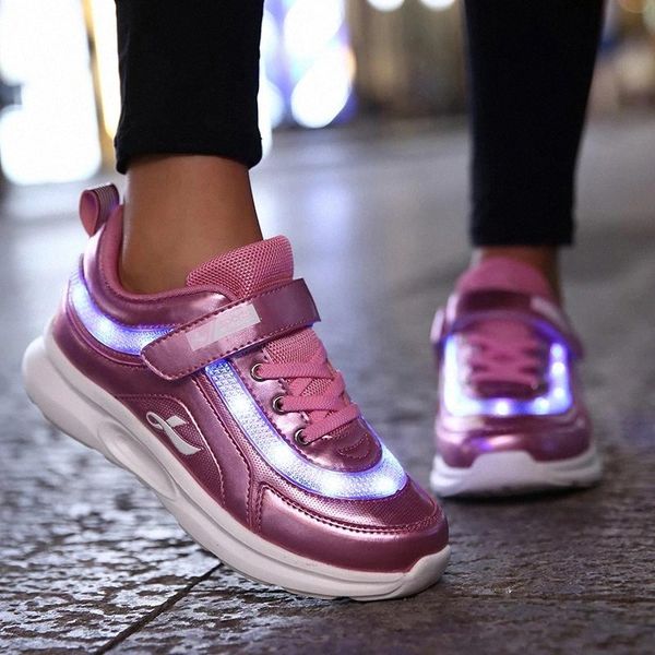 Pink Children Shoes Light Led luminous Shoes Boys Girls USB Charging Sport Casual Led usb Kids Glowing Sneakers #mN7N
Pink Children Shoes Light Led luminous Shoes Boys Girls USB Charging Sport Casual Led usb Kids Glowing Sneakers #mN7N