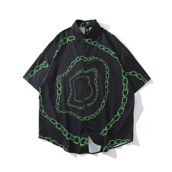 trendy loose student tide brand shirt retro couple wear short sleeve shirt #1479, White;black
trendy loose student tide brand shirt retro couple wear short sleeve shirt #1479, White;black
