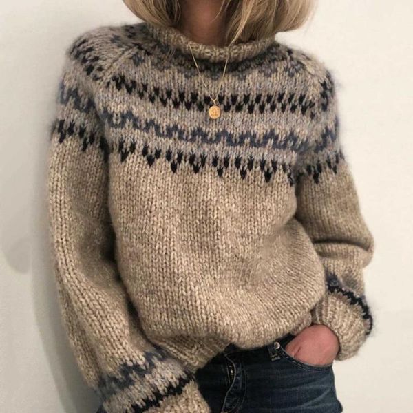 women's sweaters winter ladies sweater casual high neck plaid women long sleeve warm clothing knitted pullover female, White;black
women's sweaters winter ladies sweater casual high neck plaid women long sleeve warm clothing knitted pullover female, White;black