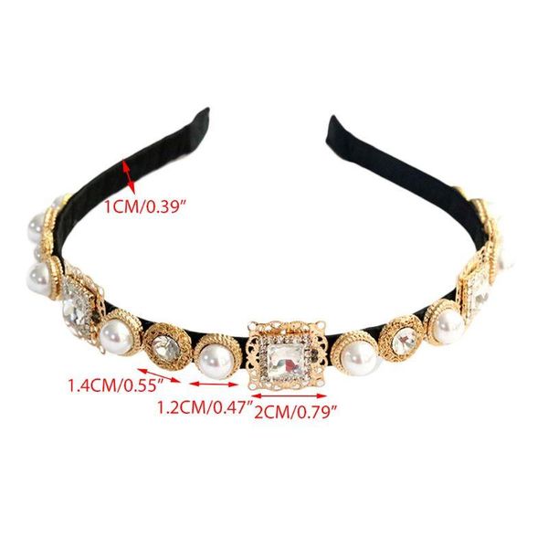 baroque vintage full jewelry embellished headband women banquet prom crown hair hoop colored alloy imitation diamond headpiece
baroque vintage full jewelry embellished headband women banquet prom crown hair hoop colored alloy imitation diamond headpiece
