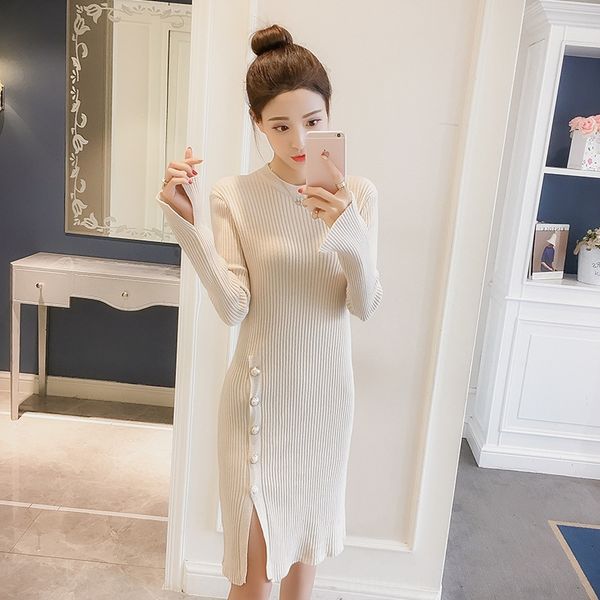 autumn 2020 new fashion women's black buttock knitted skirt dress dresswool dressmedium length slim wool dress urxv4, Black;gray
autumn 2020 new fashion women's black buttock knitted skirt dress dresswool dressmedium length slim wool dress urxv4, Black;gray