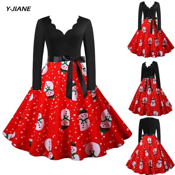 casual dresses plus size s-3xl swing lace vintage christmas dress women winter year xmas party female red and black a-line #g3, Black;gray
casual dresses plus size s-3xl swing lace vintage christmas dress women winter year xmas party female red and black a-line #g3, Black;gray