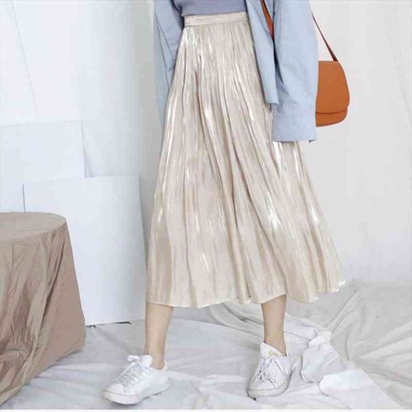 Summer Spring High Waist Pleated Skirt Women Korean Fashion Smooth Solid Elastic Waist Long Skirt Plus Size Black Whit
Summer Spring High Waist Pleated Skirt Women Korean Fashion Smooth Solid Elastic Waist Long Skirt Plus Size Black Whit