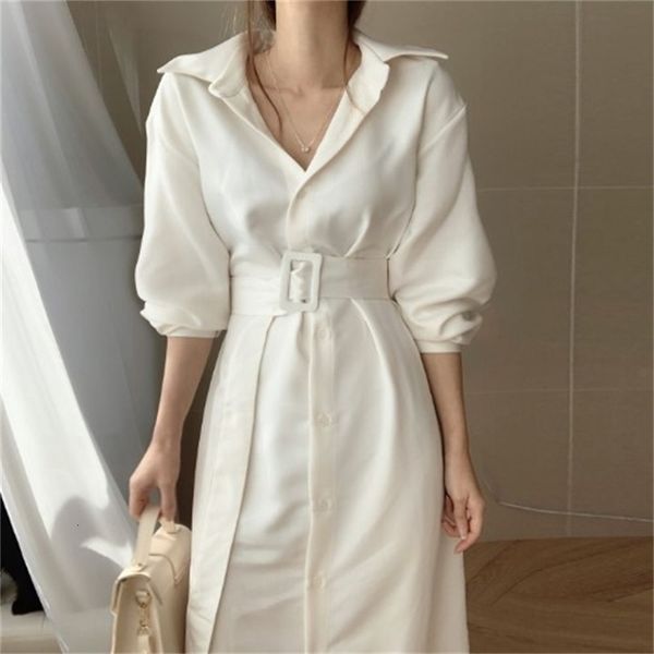 2021 new korean style product popular casual lapel double-breasted type shirt shirt-type female matching color belt 3n71, Black;gray
2021 new korean style product popular casual lapel double-breasted type shirt shirt-type female matching color belt 3n71, Black;gray