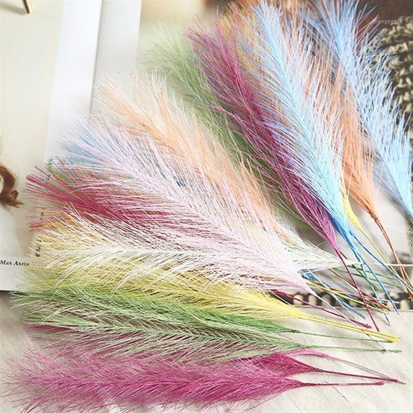 50pcs champagne feather tail grass imitation feather phoenix-tail ferns lifelike artificial flowers plants wedding decorations1 
50pcs champagne feather tail grass imitation feather phoenix-tail ferns lifelike artificial flowers plants wedding decorations1