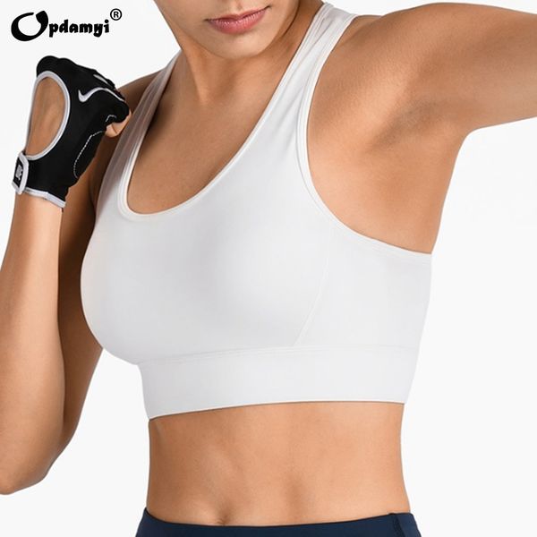 women seamless sports bra shockproof padded breathable sports underwear racerback athletic gym running fitness yoga, White;black
women seamless sports bra shockproof padded breathable sports underwear racerback athletic gym running fitness yoga, White;black