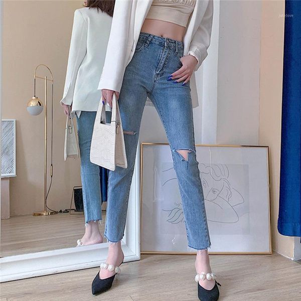 yocalor new 2020 women summer jeans high waist casual trousers straight denim ripped tassel streetwear ankle-leng pants1, Blue
yocalor new 2020 women summer jeans high waist casual trousers straight denim ripped tassel streetwear ankle-leng pants1, Blue