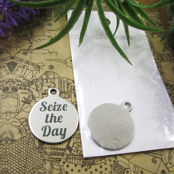 40pcs--"seize the day"stainless steel charms more style for choosing diy charms pendants for necklace, Bronze;silver
40pcs--"seize the day"stainless steel charms more style for choosing diy charms pendants for necklace, Bronze;silver