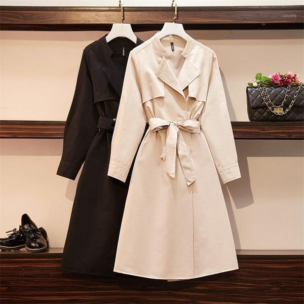 thench coat mujer large size new high waist stand collar loose thickening hepburn style retro windbreaker coats band belt z3921, Tan;black
thench coat mujer large size new high waist stand collar loose thickening hepburn style retro windbreaker coats band belt z3921, Tan;black