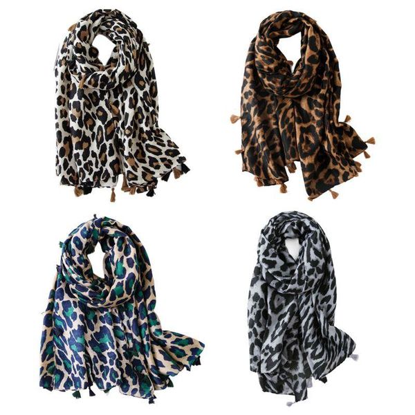 scarves 180x90cm women vintage leopard print cotton scarf contrast color tassels lightweight autumn oversized large shawl wrap, Blue;gray
scarves 180x90cm women vintage leopard print cotton scarf contrast color tassels lightweight autumn oversized large shawl wrap, Blue;gray