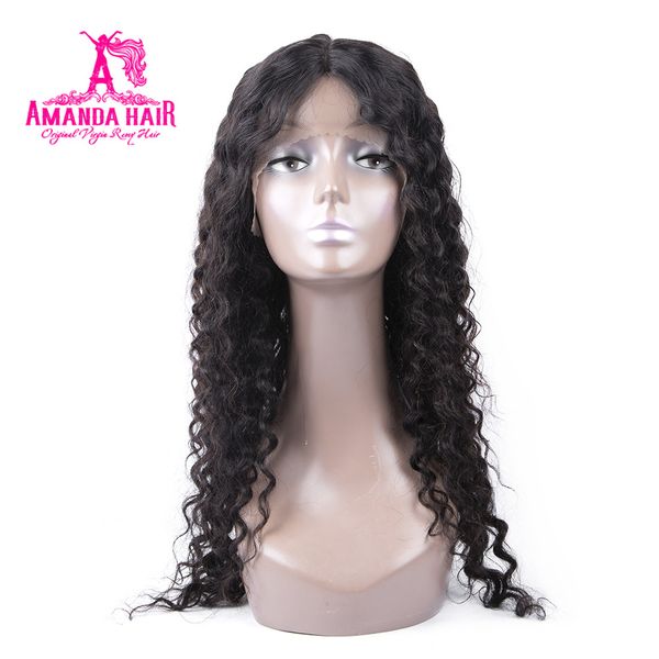 amanda deep wave lace wig t part 13x1 hairline lace part human hair wigs pre plucked brazilian remy 150% density wigs, Black;brown
amanda deep wave lace wig t part 13x1 hairline lace part human hair wigs pre plucked brazilian remy 150% density wigs, Black;brown