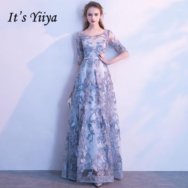 it's yiiya evening dress gray floral print embroidery formal dresses o-neck half sleeve a-line floor length party gown e0391, White;black
it's yiiya evening dress gray floral print embroidery formal dresses o-neck half sleeve a-line floor length party gown e0391, White;black