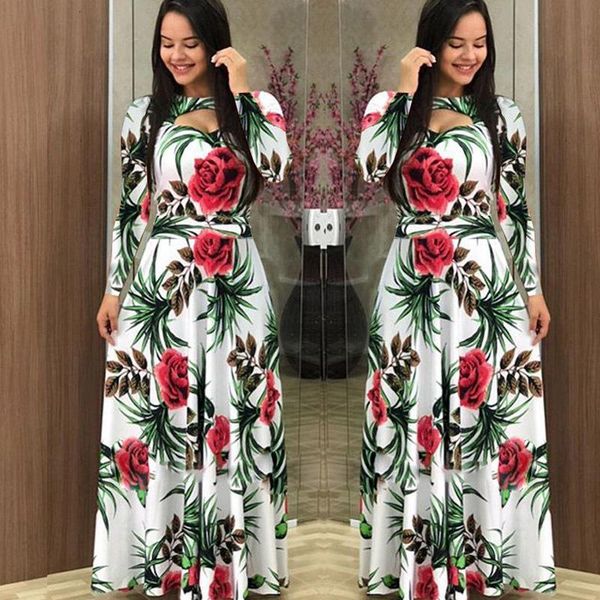 2020 elegant summer women's dress casual bohemia flower print maxi dresses fashion hollow out tunic vestidos dress plus size 5xl, Black;gray
2020 elegant summer women's dress casual bohemia flower print maxi dresses fashion hollow out tunic vestidos dress plus size 5xl, Black;gray