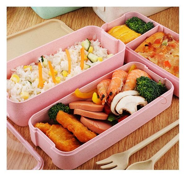 3 layer lunch box healthy material wheat straw bento boxes microwave dinnerware food storage contain sqcpni
3 layer lunch box healthy material wheat straw bento boxes microwave dinnerware food storage contain sqcpni
