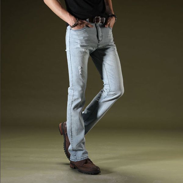 brim pants men's 2020 spring and in autumn new micro-horn stretch-thin korean light blue hole jeans size 28-36 38 solc
brim pants men's 2020 spring and in autumn new micro-horn stretch-thin korean light blue hole jeans size 28-36 38 solc