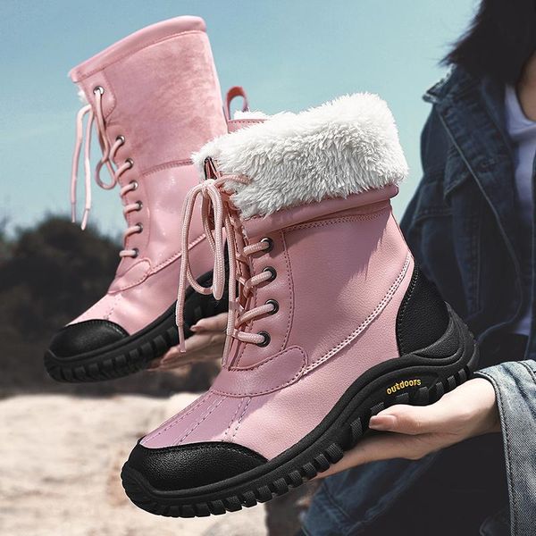 non-slip waterproof winter women shoes keep warm ladies boots high tube thick platform snow boots plus size 36-42 botas mujer, Black
non-slip waterproof winter women shoes keep warm ladies boots high tube thick platform snow boots plus size 36-42 botas mujer, Black