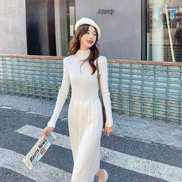 casual dresses elegant women autumn/winter white knit dress base thickened knee-over maxi sweater dresses1, Black;gray
casual dresses elegant women autumn/winter white knit dress base thickened knee-over maxi sweater dresses1, Black;gray