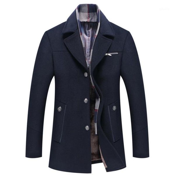 new autumn and winter men's jacket business casual woolen coat warm men's lapel coat solid color overcoat1, Black
new autumn and winter men's jacket business casual woolen coat warm men's lapel coat solid color overcoat1, Black