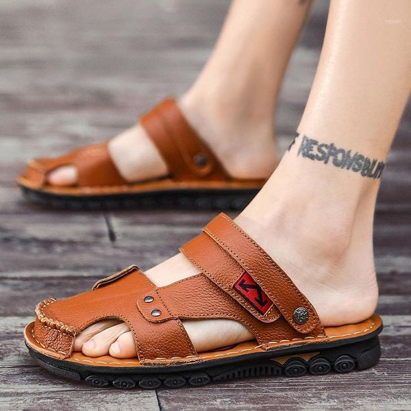 sandals 2021 men's shoes classic fashion summer leather casual beach outdoor slippers plus size 39-461, Black
sandals 2021 men's shoes classic fashion summer leather casual beach outdoor slippers plus size 39-461, Black