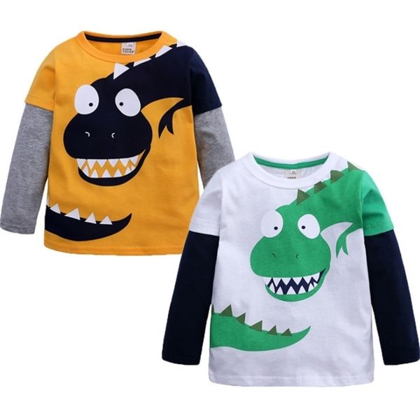 kids boys long sleeve round neck t-shirt children cartoon dinosaur printed tshirts fashion patchwork pullovers autumn sweatshirts ly2204, Blue
kids boys long sleeve round neck t-shirt children cartoon dinosaur printed tshirts fashion patchwork pullovers autumn sweatshirts ly2204, Blue
