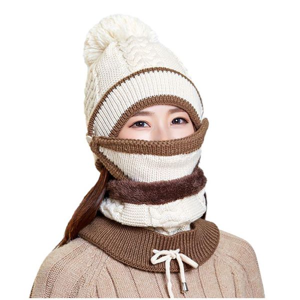 3pcs womens thick winter scarf hat set warm soft full thickend knitted hat scarf face cover outdoor cotton ropa mujer, Blue;gray
3pcs womens thick winter scarf hat set warm soft full thickend knitted hat scarf face cover outdoor cotton ropa mujer, Blue;gray