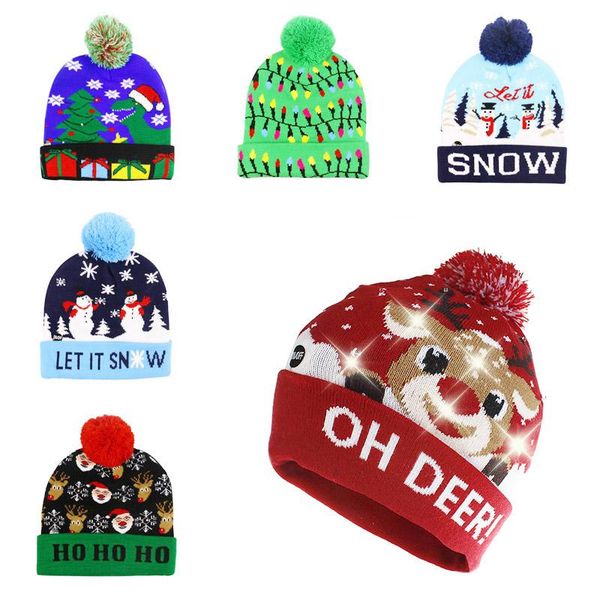 christmas baby hat winter newborn cute warm kids girls boys baby cartoon led light hats knitted wool hemming caps with ball, Yellow
christmas baby hat winter newborn cute warm kids girls boys baby cartoon led light hats knitted wool hemming caps with ball, Yellow
