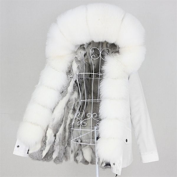 oftbuy real rabbit fur coat waterproof parka natural fox raccoon fur collar hood winter jacket women outerwear removable 201212, Black
oftbuy real rabbit fur coat waterproof parka natural fox raccoon fur collar hood winter jacket women outerwear removable 201212, Black