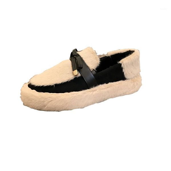 internet celebrity hairy shoes women wear 2020new super bean shoes with velvet thick soles and high cotton ladle1, Black
internet celebrity hairy shoes women wear 2020new super bean shoes with velvet thick soles and high cotton ladle1, Black