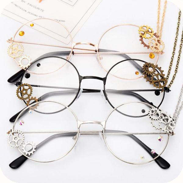 man-made steampunk glasses frame lolita harajuku style deadly dark retro based jk anime cosplay exhibition
man-made steampunk glasses frame lolita harajuku style deadly dark retro based jk anime cosplay exhibition