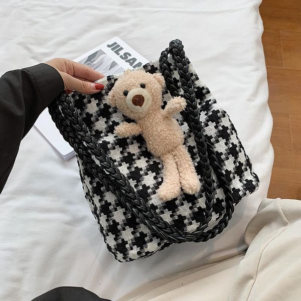 real p 2020 new trendy large capacity canvas bag female bag bear shoulder ins wild college student cartoon shopping
real p 2020 new trendy large capacity canvas bag female bag bear shoulder ins wild college student cartoon shopping