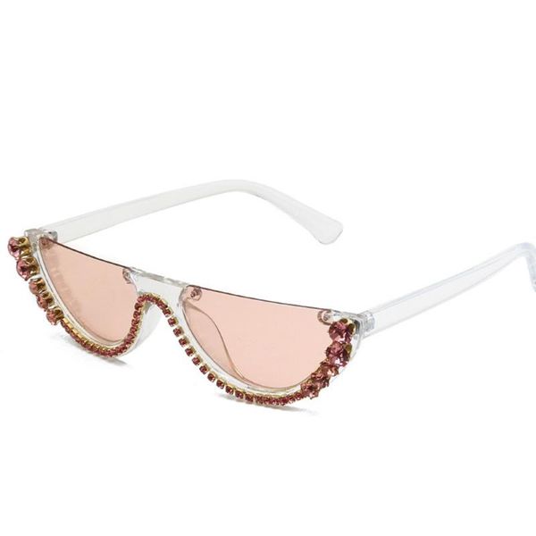 sunglasses 2021 luxury semi-rimless diamond women vintage cat eye gothic sun glasses oculos feminino lentes gafas de sol uv400, White;black
sunglasses 2021 luxury semi-rimless diamond women vintage cat eye gothic sun glasses oculos feminino lentes gafas de sol uv400, White;black