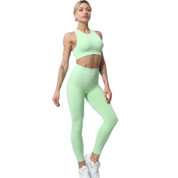 yoga outfits light green seamless gym set women fitness sports suits high waist leggings+push up bra 2 peice sportswear, White;red
yoga outfits light green seamless gym set women fitness sports suits high waist leggings+push up bra 2 peice sportswear, White;red