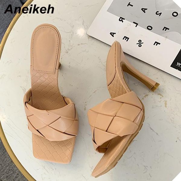 aneikeh new mules women slipper 2020 summer square toe high heel ladies sandal weave stiletto dress shoes slides1, Black
aneikeh new mules women slipper 2020 summer square toe high heel ladies sandal weave stiletto dress shoes slides1, Black