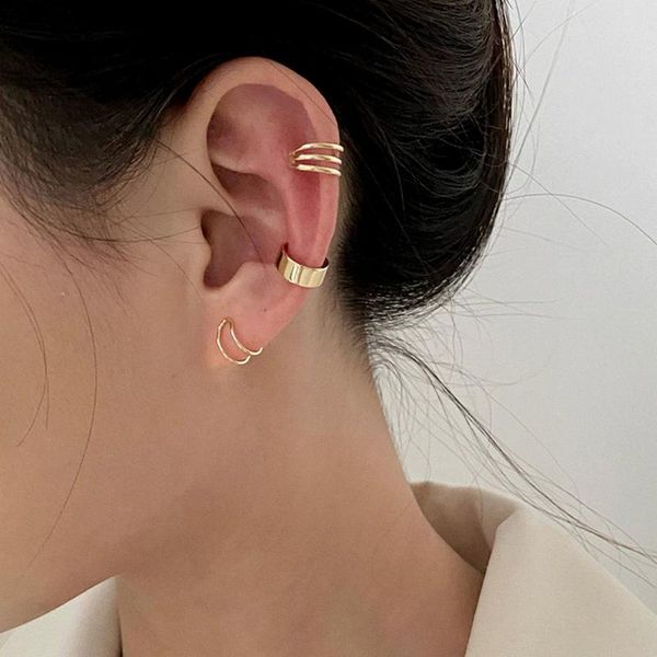 stud fashion 3 pack ear clip simple clean must have cuff no hole earrings 235, Golden;silver
stud fashion 3 pack ear clip simple clean must have cuff no hole earrings 235, Golden;silver