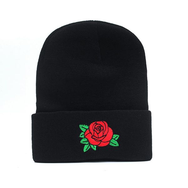 rose floral embroidery rose hat winter men and women cuff hats soft solid beanies hip hop warm knitted caps gorros de
rose floral embroidery rose hat winter men and women cuff hats soft solid beanies hip hop warm knitted caps gorros de