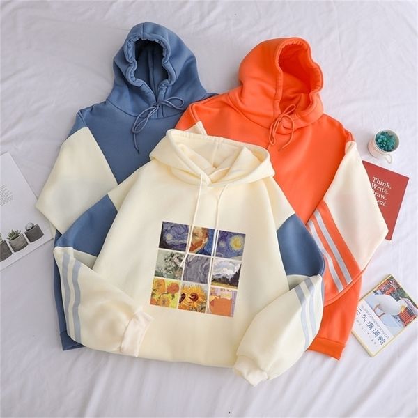 oversized van gogh oil painting pullover thick loose women hoodies clothes fleece harajuku contrast color sweatshirt female y200915, Black
oversized van gogh oil painting pullover thick loose women hoodies clothes fleece harajuku contrast color sweatshirt female y200915, Black