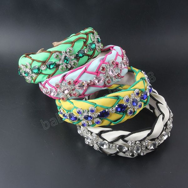 fashion hair hoop slippery silk fabric woven twist rhinestone personality headband ladies casual gift hair accessories, Slivery;white
fashion hair hoop slippery silk fabric woven twist rhinestone personality headband ladies casual gift hair accessories, Slivery;white