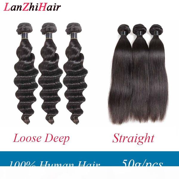 brazilian loose deep hair unprocessed malaysian indian virgin human hair bundles peruvian malaysian indian straight hair weaves 50g pcs, Black
brazilian loose deep hair unprocessed malaysian indian virgin human hair bundles peruvian malaysian indian straight hair weaves 50g pcs, Black