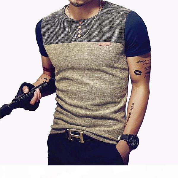 2018 summer fashion men's t shirt casual patchwork short sleeve men t-shirt mens clothing casual slim fit hip-hop tees 5xl y1892108, White;black
2018 summer fashion men's t shirt casual patchwork short sleeve men t-shirt mens clothing casual slim fit hip-hop tees 5xl y1892108, White;black