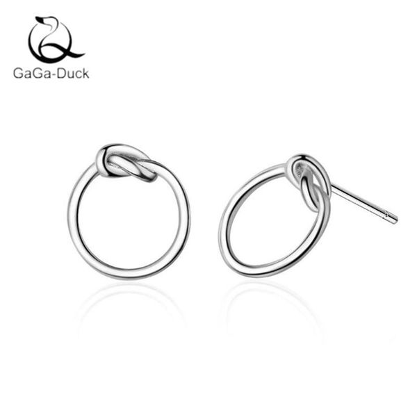 new fashion jewelry simple 925 sterling silver not allergic tie knotted round circle women personality stud earrings e629, Golden;silver
new fashion jewelry simple 925 sterling silver not allergic tie knotted round circle women personality stud earrings e629, Golden;silver