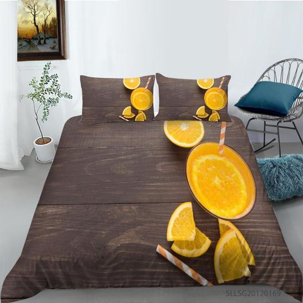 bedding sets 3d fruit set orange printing duvet cover with pillowcase quilt king bed linens kids home decor
bedding sets 3d fruit set orange printing duvet cover with pillowcase quilt king bed linens kids home decor
