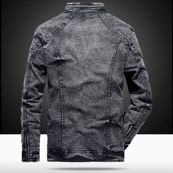 new vintage mens denim jacket solid casual mens jeans coat fashion stand clothes for men black blue bomber jacket men stand 201111, Black;brown
new vintage mens denim jacket solid casual mens jeans coat fashion stand clothes for men black blue bomber jacket men stand 201111, Black;brown