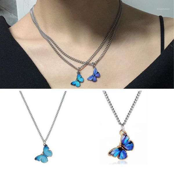 cute ins blue purple butterfly choker necklaces women harajuku stainless steel collares punk hip hop gothic necklace pendants1, Golden;silver
cute ins blue purple butterfly choker necklaces women harajuku stainless steel collares punk hip hop gothic necklace pendants1, Golden;silver