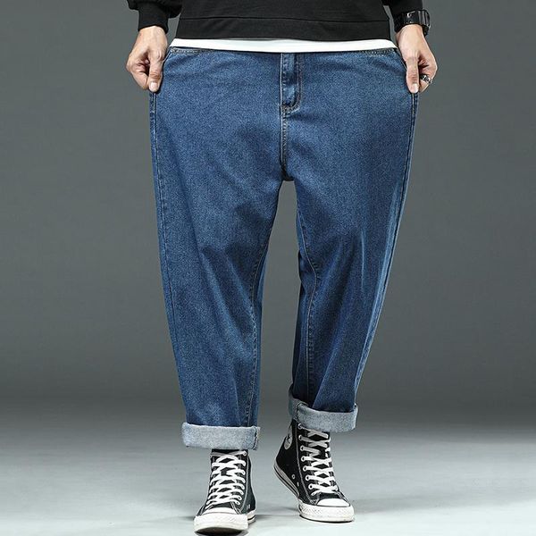 oversized 28-46 men denim jeans trendy pants trousers simple old pants large size loose straight casual for man, Blue
oversized 28-46 men denim jeans trendy pants trousers simple old pants large size loose straight casual for man, Blue