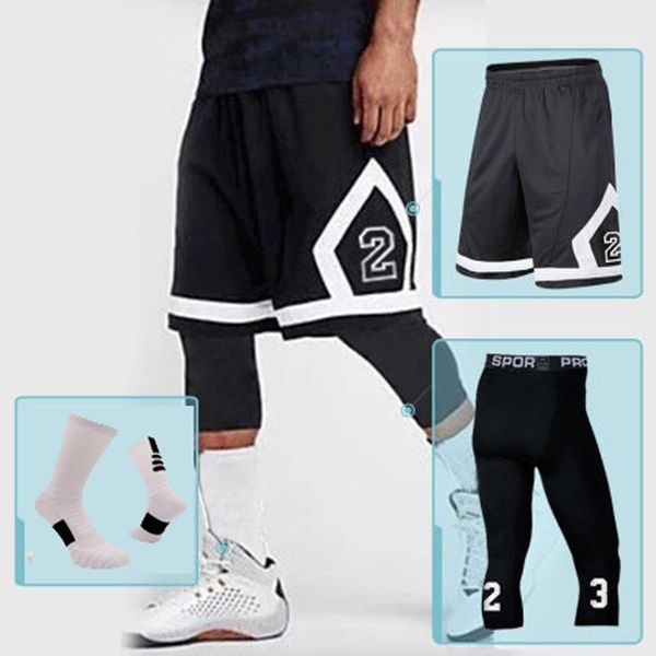 men basketball shorts with socks sport gym workout board shorts for male basketball exercise hiking running fitness quick dry, Black;blue
men basketball shorts with socks sport gym workout board shorts for male basketball exercise hiking running fitness quick dry, Black;blue