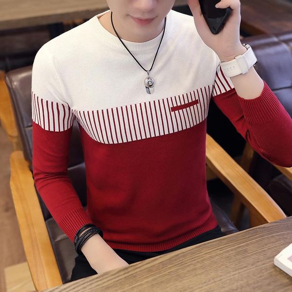 men's sweaters 2021 autumn casual cashmere sweater men male round neck knitted long sleeve slim fit fashion pullover my841, White;black
men's sweaters 2021 autumn casual cashmere sweater men male round neck knitted long sleeve slim fit fashion pullover my841, White;black