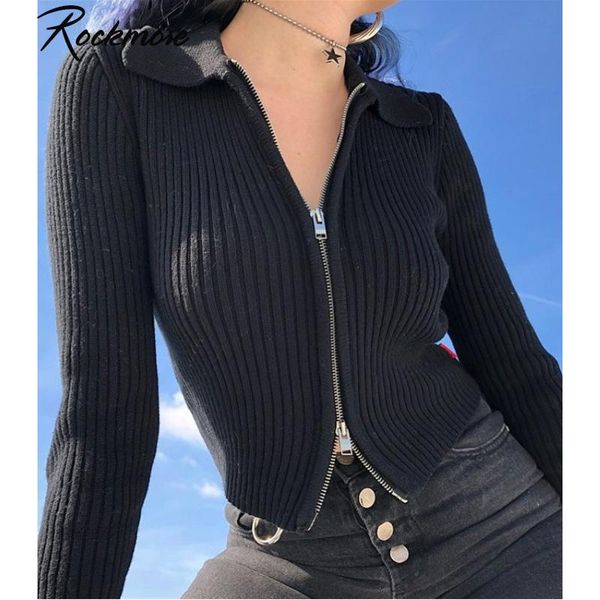 rockmore harajuku zipper обрезанные покрытия ribled eartwear женщины femme с длинным рукавом bodycon корейская уличная одежда основные куртк, Black;brown
rockmore harajuku zipper обрезанные покрытия ribled eartwear женщины femme с длинным рукавом bodycon корейская уличная одежда основные куртк, Black;brown