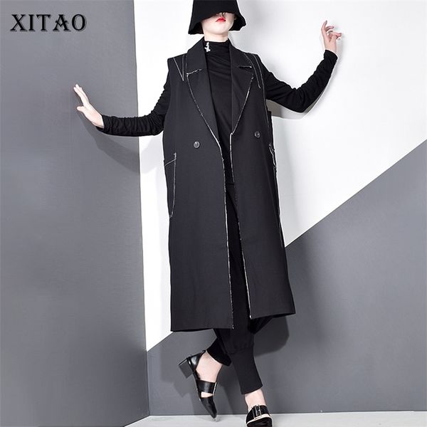 xitao striped button split back vests women casual autumn trend fashion new turn down collar sleeveless pocket xj4931 201214, Black;white
xitao striped button split back vests women casual autumn trend fashion new turn down collar sleeveless pocket xj4931 201214, Black;white